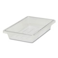 Office Jansan | Rubbermaid Commercial FG330400CLR 5 Gallon 12 in. x 18 in. x 9 in. Food/Tote Box - Clear image number 0