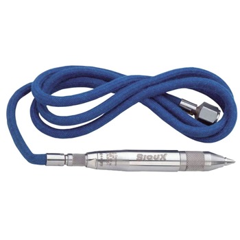 AIR SPECIALTY TOOLS | Sioux Force Tools 5980 45-Degree Carbide Tipped Point Air Engraving Pen with 59 in. Hose
