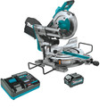 Makita GSL03M1 40V Max XGT Brushless Lithium-Ion 10 in. Cordless AWS Capable Dual-Bevel Sliding Compound Miter Saw Kit (4 Ah) image number 0