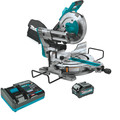 Miter Saws | Makita GSL03M1 40V max XGT Brushless Lithium-Ion 10 in. Cordless AWS Capable Dual-Bevel Sliding Compound Miter Saw Kit (4 Ah) image number 0