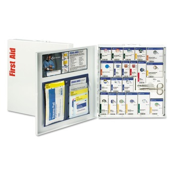 FIRST AID | First Aid Only FAO746000021 Ansi 2015 Smartcompliance General Business First Aid Station For 50 People, 241 Piece, Metal Case