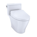 Bidets | TOTO MW6423056CEFGA#01 WASHLETplus Nexus 1-Piece Elongated 1.28 GPF Toilet with Auto Flush S550e Contemporary Bidet Seat (Cotton White) image number 0