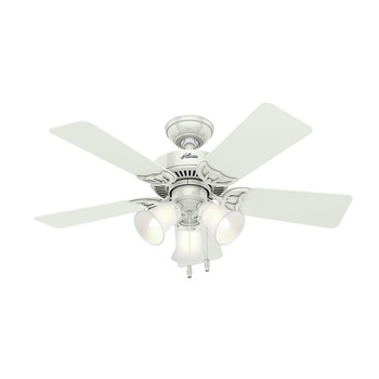 Hunter 51011 42 In Southern Breeze Brushed Nickel Ceiling Fan