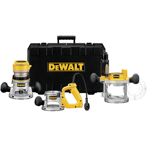 Dewalt DW618B3 120V 12 Amp 2-1-4 HP Corded Three Base Router | CPO Outlets