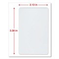 Office Jansan | Universal UNV84650 2.13 in. x 3.38 in. 5 mil Laminating Pouches - Gloss Clear (25/Pack) image number 3
