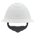  | MSA 10215837 V-Gard C1 Fas-Trac III Full Brim Non-Vented Hard Hat - White image number 1