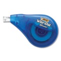 Office Jansan | BIC WOTAPP21 Wite-Out EZ Correct 0.17 in. x 472 in. Non-Refillable Correction Tape - Randomly Assorted Applicator Colors (2/Pack) image number 1