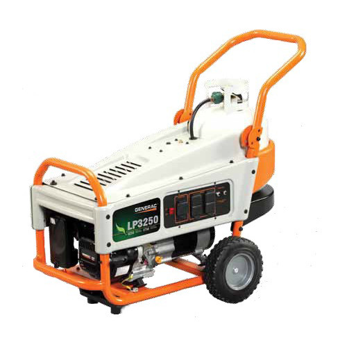 Portable Generators | Factory Reconditioned Generac LP3250R LP Series 3,250 Watt Liquid Propane Portable Generator image number 0