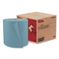 Labor Day Sale! Save $30 off $199! | Cascades PRO W600 12 in. x 13 in. Tuff-Job Jumbo Roll Spunlace Towels - Blue (1 Roll/Carton) image number 0