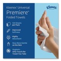 Cleaning & Janitorial Supplies | Kleenex 13253 7.8 in. x 12.4 in. Premiere Folded Towels - White (25-Packs/Carton) image number 3