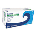 Disposable Gloves | Boardwalk BWK380XLCT Disposable General Purpose 4 Mil Nitrile Gloves - X-Large, Blue (1000/Carton) image number 0