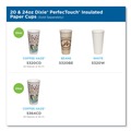 Labor Day Sale! Save $30 off $199! | Dixie 5320CD PerfecTouch 20 oz. Paper Hot Cups - Coffee Haze Design (25/Sleeve, 20 Sleeves/Carton) image number 3