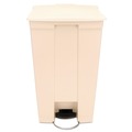 Trash & Waste Bins | Rubbermaid Commercial FG614500BEIG 18 Gallon Polyethylene Step-On Receptacle - Beige image number 0