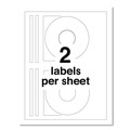 Office Jansan | Avery 05931 Laser CD Labels - Matte White (50/Pack) image number 2