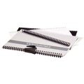 Bulk Savings Pricing 2 | GBC 2515665P 5/16 in. Capacity Instant Report Kit - Clear/Black Cover/Black Spine (2/Pack) image number 3