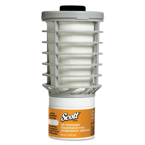 Odor Control | Scott 91067 Essential 48 ml Cartridge Continuous Air Freshener Refills - Citrus Scent (6/Carton) image number 0