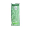 Tradesmen Day Sale | Boardwalk BWKMWTLGCT Microfiber Looped-End Wet Mop Head - Large, Green (12/Carton) image number 2