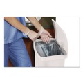 Trash & Waste Bins | Rubbermaid Commercial 1883557 Slim Jim 13-Gallon Front Step Style Resin Step-On Container - White image number 3