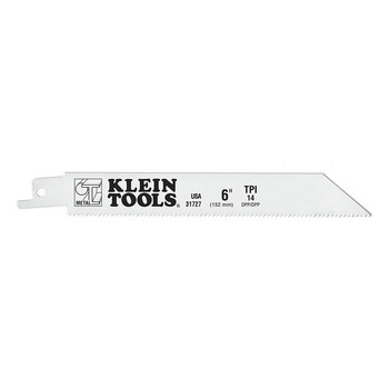 RECIPROCATING SAW BLADES | Klein Tools 31727 5-Piece 6 in. 14 TPI Reciprocating Saw Blade Set
