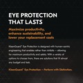 Eye Protection | Ansell 20746 V50 OTG Safety Eyewear - Black Frame/Clear Anti-Fog Lens image number 3