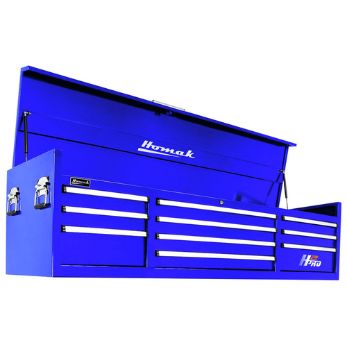 Tool Chests | Homak BL02010720 72 in. H2Pro Series 10 Drawer Top Chest (Blue) image number 0
