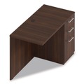 Office Desks & Workstations | Alera AE1NZK-R2448UF HRG 48 in. x 24 in. x 29 in. Seville Series Right Desk Return with Pedestal - Mahogany image number 4