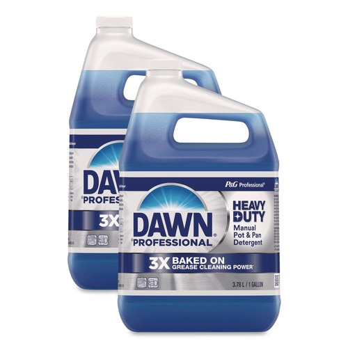 Cleaning & Janitorial Supplies | Dawn Professional 80730279 1 gal. Heavy-Duty Manual Pot/Pan Dish Detergent - Original Scent (2/Carton) image number 0