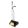 Cleaning & Janitorial Supplies | Unger EDTBG 12 in. W x 45 in. H Metal Telescopic Ergo Dust Pan with Broom - Gray/Silver image number 0