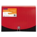 Office & Office Supplies | Smead 70866 0.88 in. Expansion 12-Pocket Letter Size Poly Expanding File - Black/Red image number 0