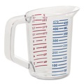 Beverage Serveware | Rubbermaid Commercial FG321500CLR Bouncer 16 oz. Measuring Cup - Clear image number 1