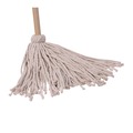 Mops | Boardwalk BWKCD50016S 16 oz. Cotton Head Deck Mop with 50 in. Wood Handle (12/Carton) image number 3