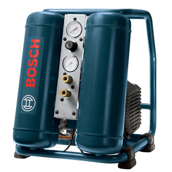 Factory Reconditioned Bosch 2.0 HP 4 Gallon Oil-Lube Twin Stack Air Compressor