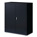 Office Filing Cabinets & Shelves | Alera 25764 36 in. x 18 in. x 42 in. 3 Shelves Economy Assembled Storage Cabinets - Black image number 4