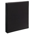 Office Jansan | Avery 79699 Heavy-Duty 1 in. Capacity 11 in. x 8.5 in. 3 Ring View Binder with DuraHinge and One Touch EZD Rings - Black image number 1