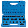 Sockets | Grey Pneumatic 1224G 24-Piece 3/8 in. Drive 6-Point SAE and Metric Magnetic Impact Socket Set image number 1