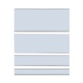 Office Jansan | C-Line 87825 6 in. x 2.5 in. Side Load Magnetic Label Holders - Clear (10/Pack) image number 2