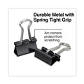 Office Jansan | Universal UNV10199VP3 Binder Clip Value Pack - Mini, Black/Silver (36/Pack) image number 4