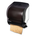 Office Jansan | San Jamar T950TBK 12.5 in. x 8.5 in. x 12.75 in. Element Lever Roll Towel Dispenser Classic - Black Pearl image number 4