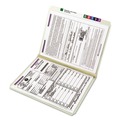 Office Jansan | Smead 14910 Recycled Pressboard Fastener Folders with Straight Tabs - Letter, Gray/Green (25/Box) image number 3