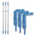 Dusters | Gritt Commercial GRI1756F3PK 6 ft Telescopic Pole Flexible Wand Duster with Microfiber and Chenille Sleeve (3/Kit) image number 0
