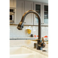 Fixtures | Gerber D454410BR Prince 1-Handle Pull-Down Kitchen Faucet with SnapBack Retraction (Tumbled Bronze) image number 1