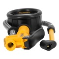 Air Tool Adaptors | Dewalt DXCM024-0438 2.5 in. Digital Inflator With 15 in. Steel Braided Hose image number 1