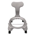 Office Chairs | Champion Sports KDCH 12.5 in. Seat Height Kid's Ball Chair Supports Up to 264 lbs. - Blue Seat, Silver Base image number 8