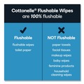 Toilet Paper | Cottonelle 35970 Fresh Care 1-Ply 3.73 in. x 5.5 in. Flushable Cleansing Cloths - White (8/Carton) image number 7