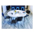  | Iceberg 64111 Rough n Ready 17.5 in. Seat Height Supports Up to 500 lbs. Stack Chair - Black Seat/Back/Base (4/Carton) image number 10