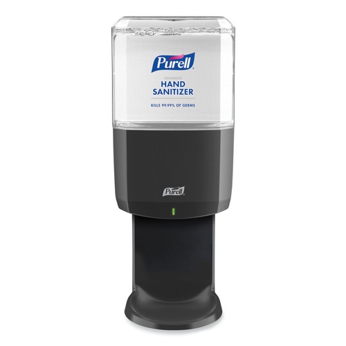 Labor Day Sale! Save $30 off $199! | PURELL 7724-01 ES8 5.25 in. x 8.56 in. x 12.13 in. 1,200 mL Touch Free Hand Sanitizer Dispenser - Graphite (1/Carton) image number 0