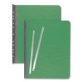 Office Jansan | ACCO A7025076A 8.5 in. x 11 in. 3 in. Capacity Two-Piece Prong Fastener Side Bound Report Cover with Tyvek Reinforced Hinge - Dark Green image number 1