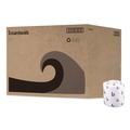 Cleaning & Janitorial Supplies | Boardwalk 6155B 4.5 in. x 4.5 in. 2-Ply Septic Safe Toilet Tissue - White (96/Carton) image number 0