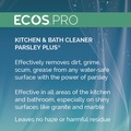 Office Jansan | ECOS PRO PL974604CT 1 Gallon Parsley Plus All-Purpose Kitchen and Bathroom Cleaner Bottle - Herbal Scent (4/Carton) image number 4
