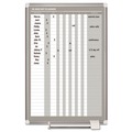 White Boards | MasterVision GA02109830 24 in. x 36 in. In-Out Magnetic Dry Erase Board - Silver Frame image number 1